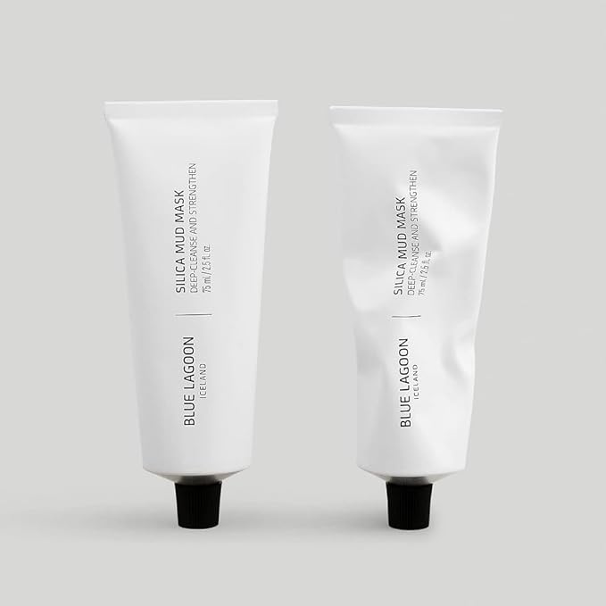 Blue Lagoon - Deep Cleansing Silica Face Mask For Enhanced Glow - Hydrating and Moisturizing Face Mask - Hydrating Mask Skin Care - Sustainable, Bioactive Icelandic Skincare (2.5 oz | 75 ml)