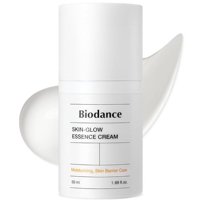 BIODANCE Skin-Glow Essence Cream, Moisturizing, Anti-Aging, Hyaluronic Acid & Ceramide Facial Moisturizer, Korean Skincare | 1.69 fl.oz, 50ml