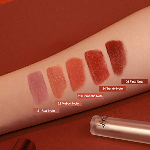 BBIA Last Velvet Lip Tint - Soft & Creamy Matte Finish Lip Stain, Blur Effect with Velvety Texture, Long-Lasting, High Pigment, Lightweight, Non-Drying, Korean Lip Makeup (24 TRENDY NOTE)