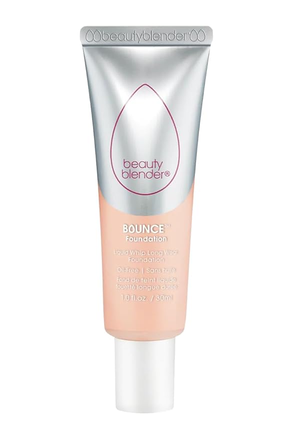 Beautyblender Bounce Liquid Whip Long Wear Foundation, Full Coverage Natural Matte Makeup Foundation, Oil Free 24 Hour Wear, 3.15 C Med Beige Version 2.0