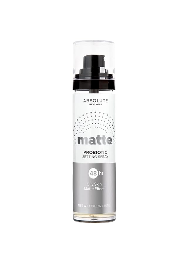 Absolute New York Face Mist, Dry Sensitive Skin, Oil Control, Nourishing Skin, Brighten Skin, Soothe and Provide Hydration (1.70 fl oz, Matte Probiotic Spray)