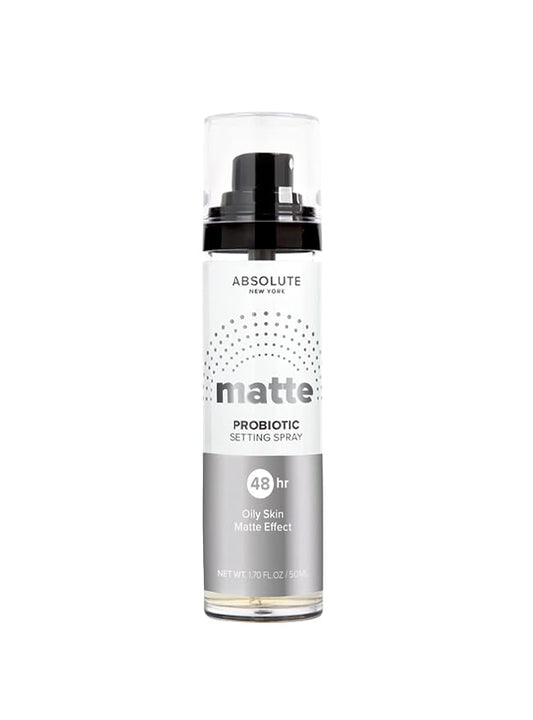 Absolute New York Face Mist, Dry Sensitive Skin, Oil Control, Nourishing Skin, Brighten Skin, Soothe and Provide Hydration (1.70 fl oz, Matte Probiotic Spray)