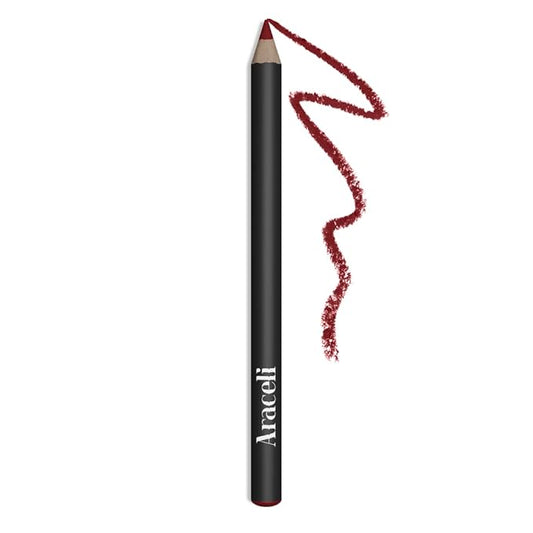 Araceli Beauty Lip Liner Pencil – Highly Pigmented Lip Liner for Precise Definition & Full Coverage – Smooth, Creamy Formula for All-Day Wear (Diablito)