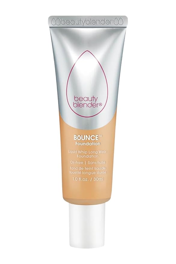 Beautyblender Bounce Liquid Whip Long Wear Foundation, Full Coverage Natural Matte Makeup Foundation, Oil Free 24 Hour Wear, 3.60 W Tan Golden Version 2.0