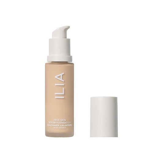 ILIA - True Skin Serum Foundation | Non-comedogenic, Cruelty-Free, Vegan, Weightless Feel, Buildable Coverage, Safe For Sensitive Skin (Mallorca SF1.5)