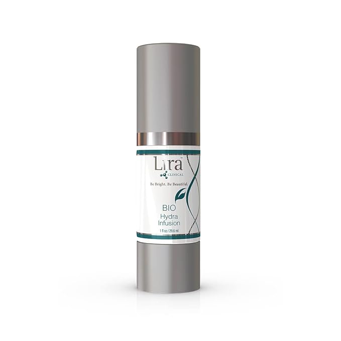 Lira Clinical BIO Hydra Infusion - Hydrating Face Serum with Hyaluronic Acid, Plant Stem Cells, and Minerals - Lightweight Facial Serum for Smooth, Refreshed Skin - Travel Size Daily Skincare - 1 Oz