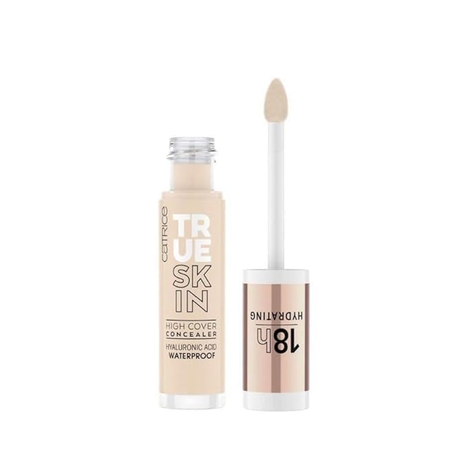 Catrice | True Skin High Cover Concealer (005 | Warm Macadamia) | Waterproof & Lightweight for Soft Matte Look | With Hyaluronic Acid & Lasts Up to 18 Hours | Vegan, Cruelty Free