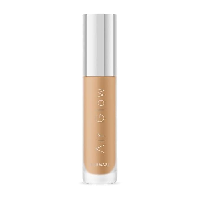 Farmasi Air Glow Foundation, Deeply hydrating and Lightweight Skincare Effects, Sea-Water formula, Natural-looking Skin Hydrated Softer and Smooter, Buildable Hylauronic Coverage 1 Fl Oz / 30 ML - N15