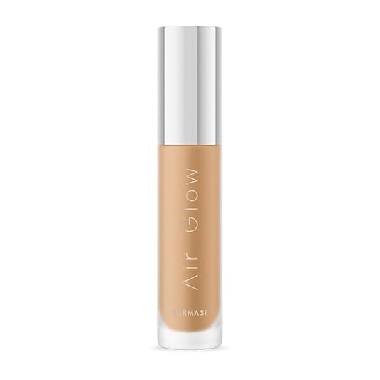 Farmasi Air Glow Foundation, Deeply hydrating and Lightweight Skincare Effects, Sea-Water formula, Natural-looking Skin Hydrated Softer and Smooter, Buildable Hylauronic Coverage 1 Fl Oz / 30 ML - N15