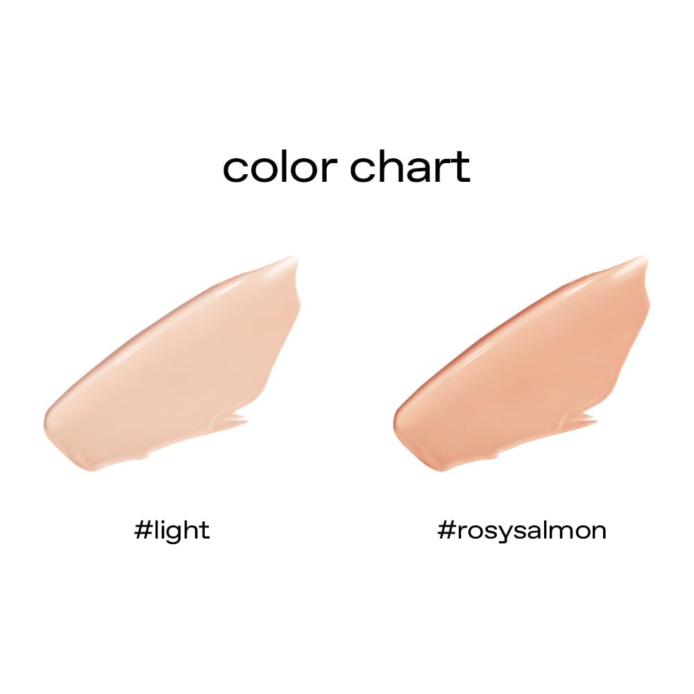 glow not dry concealer #light #rosysalmon : vegan-free, hypoallergenic, premium dual-ended concealer, expertly crafted to flawlessly cover blemishes and dark circles, 0.4 Oz, Beige