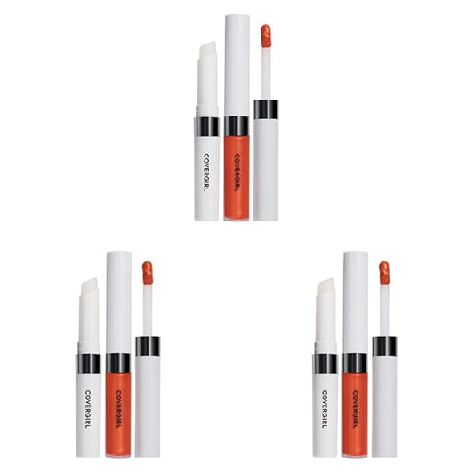 COVERGIRL Outlast All-Day Lip Color Custom Reds, Orange U Gorgeous (Pack of 3)
