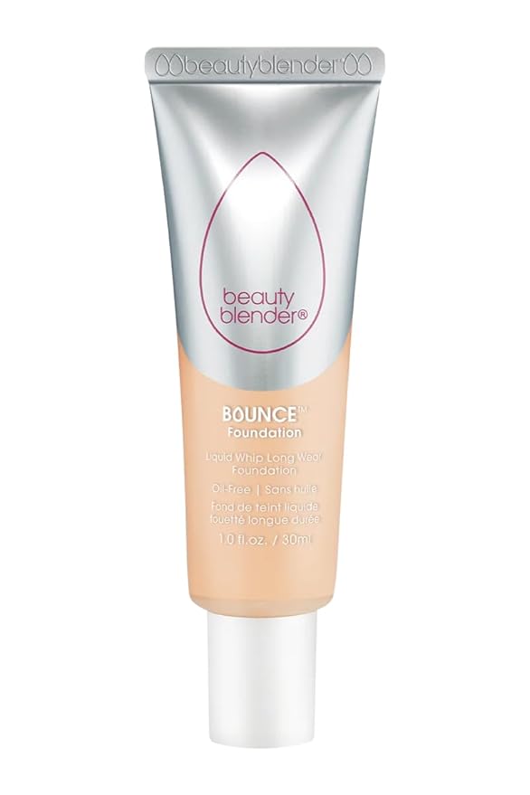 Beautyblender Bounce Liquid Whip Long Wear Foundation, Full Coverage Natural Matte Makeup Foundation, Oil Free 24 Hour Wear, 2.30 W Light Golden Version 2.0