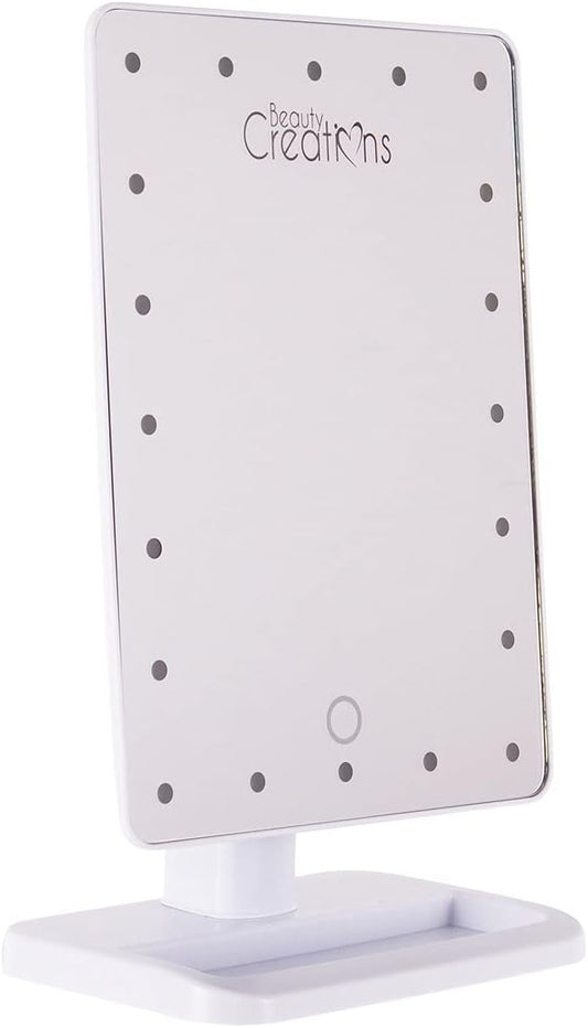 Beauty Creations LED Makeup Mirror Black and White