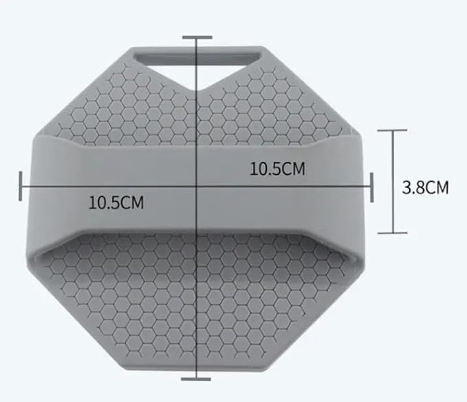 Silicone Body Scrubber, Soft and Gentle Silicone Body Exfoliating Scrubber for Shower Usage, Loofah, (Charcoal)