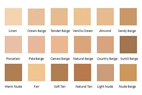 Jolie Liquid Powder Mineral Foundation, Super Silky Hydrating Oil-Free, Sunscreen & Primer-Vitamins A, C&E, For All Skin Types (Pale Beige)
