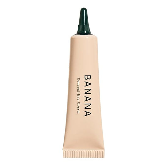 BANANA Conceal Cream, All-in-one 48 HR Hydration Day Eye Cream with Color Correcting with Panthenol, Vitamin C&E, Helps Reduce the Appearance of Fine Lines, Sheer Coverage, 0.52 oz