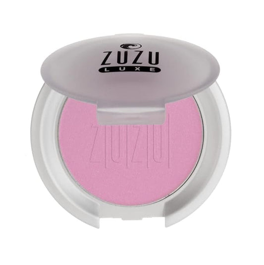 ZUZU LUXE Mineral Blush (Nymph - Vivid Pastel Pink/Cool Shimmer), Natural, Paraben Free, Vegan, Gluten-free, Cruelty-free, Non GMO, 0.1 oz