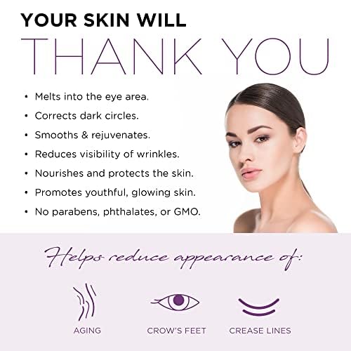 AZURE Collagen & Vitamin C Anti Aging Eye Serum - Toning, De-Puffing Serum - Reduces Wrinkles, Fine Lines & Dark Circles - Minimizes Fatigue - Skin Care Made in Korea - Pack of 2