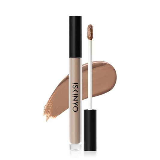 1PC Iskinyo Liquid Highlighter Contour Blusher Concealer Color Corrector, Stay Long Lasting Moisturizing Liquid Makeup Facial Highlighter, Create 3D Makeup (02#, 2.8g)