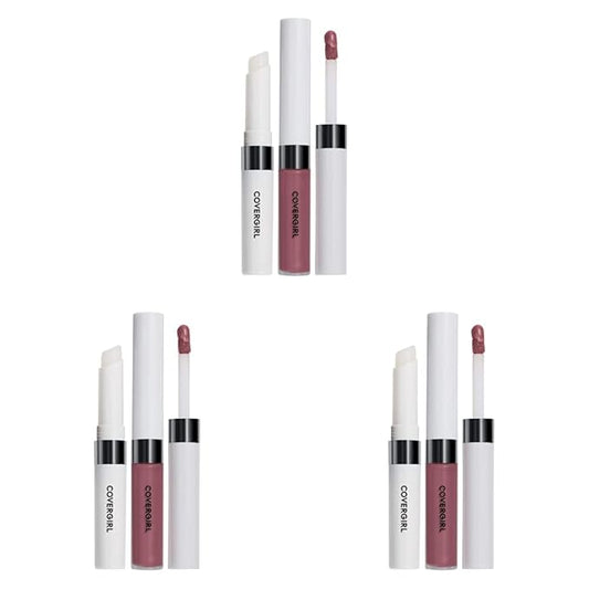 COVERGIRL Outlast All-Day Lip Color With Topcoat, Naturalast (Pack of 3)
