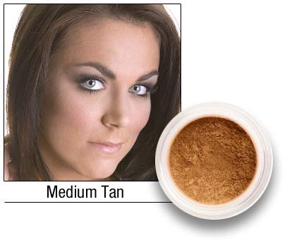 Sheer Miracle SPF 30 Premium Loose Mineral Foundation Makeup 8g (7 Shades Available) (Medium Tan)