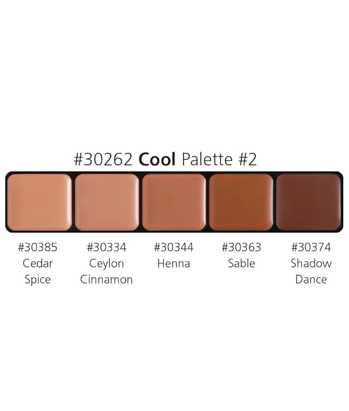 Graftobian High Definition Glamour Creme Palette, Cool #2