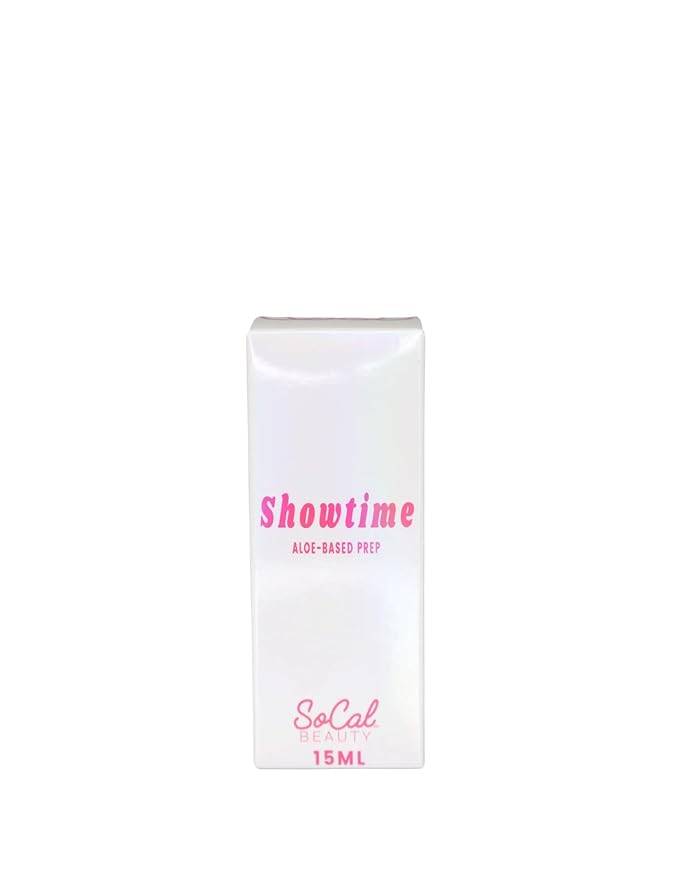 Showtime Aloe Lash Prep by SoCal Beauty - Oil-Absorbing Primer, 15-Month Shelf Life, For Professional Lash Artists