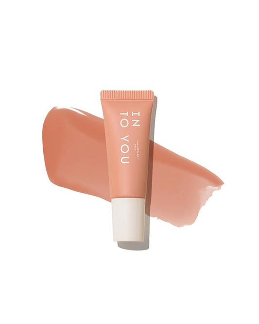 INTO YOU Liquid Blush for Cheeks, Water Sense Evolves Into Soft Fog Powder Matte and Natural Finish, Light and Comfortable Cream to Hold Makeup, Warm Apricot(A05)