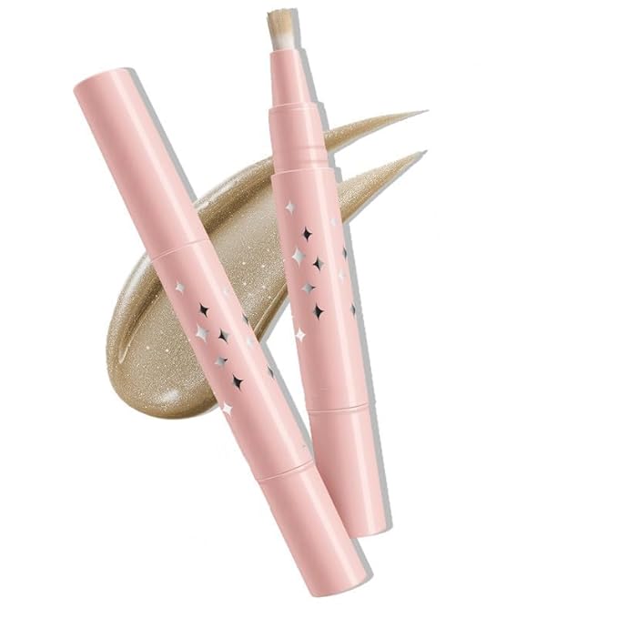 Diamond Liquid Eyeshadow, Multichrome Glitter Shiny Shimmer Eyeshadow, Longlasting, Highly Pigmented Intense Color, Highlighter, Illuminating Holographic Finish for Glowing Eye Face Body,01