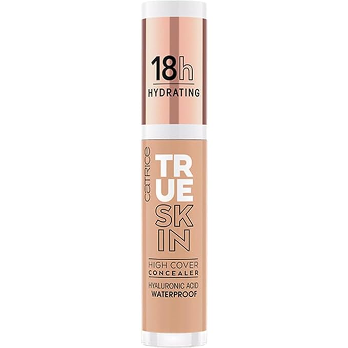 Catrice | True Skin High Cover Concealer (046 | Warm Toffee) | Waterproof & Lightweight for Soft Matte Look | With Hyaluronic Acid & Lasts Up to 18 Hours | Vegan, Cruelty Free