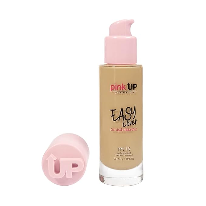 Easy Cover Liquid Makeup| Foundation Make Up| Tinted Moizturizer for face| Liquid Make Up| Medium coverage| Water base| Alcohol free| Model PKEC600