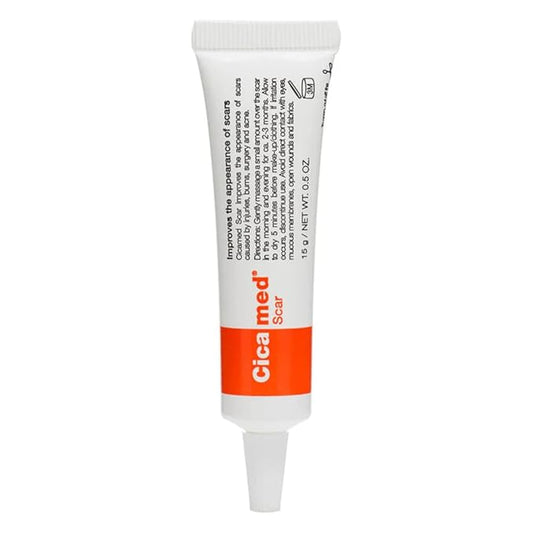 Silicone Scar Gel - Works with Tape - Advanced Cream for Surgical Scars, C-Section, Burns, Keloids, and Acne Marks - 0.5 oz (15g)