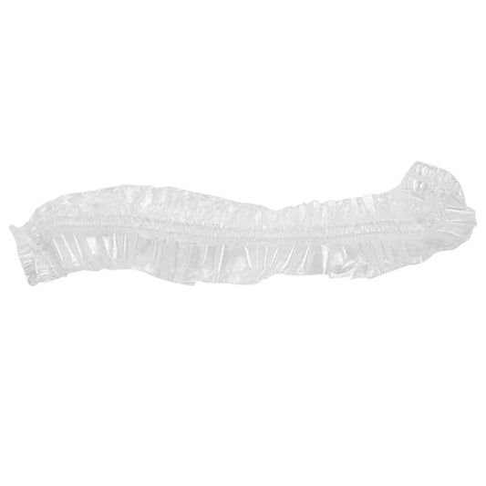 shower ,Disposable Shower ,100pcs Clear Plastic Bath Hair Processing Hair Salon Waterproof for Dye Spa Home Use Portable Travel Gift