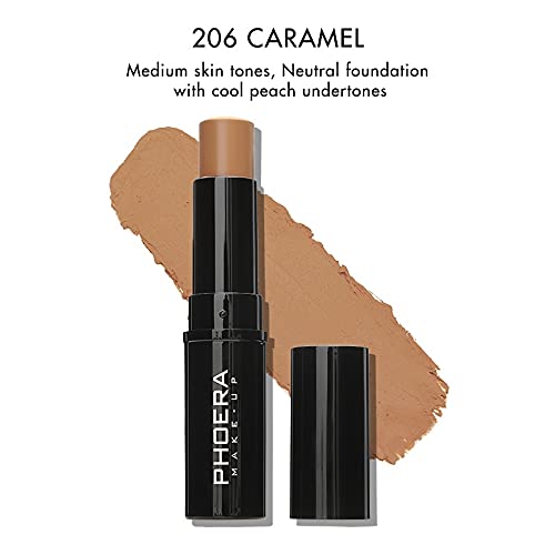 MISKEEN Concealer Stick Highlighter Pen Contour Stick, Concealer Full Coverage, Waterproof Concealer Creamy Stick Contour Makeup for Eyes and Dark Circles (206 Suede)