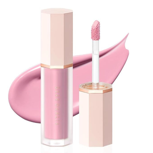 DEAR DAHLIA Petal Drop Liquid Blush – Multi-Use, High-Pigment, Lightweight & Long-Lasting, Dewy Finish, Vegan & Cruelty-Free, for Sensitive Skin, 4g – PURITY