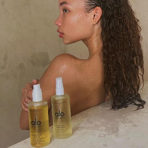 Alo Reset Magnesium Body Spray For Sleep & Natural Stress Relief – Calming Blend with Magnesium, Valerian Root, Arnica & Essential Oils – Made in USA - 3.2 oz
