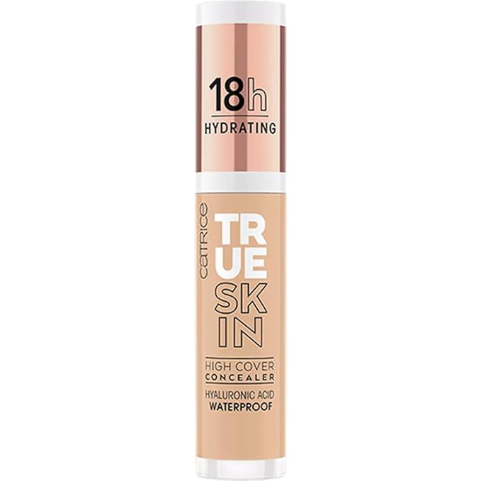 Catrice | True Skin High Cover Concealer (032 | Neutral Biscuit) | Waterproof & Lightweight for Soft Matte Look | With Hyaluronic Acid & Lasts Up to 18 Hours | Vegan, Cruelty Free