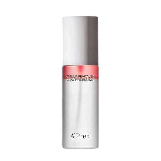 A'Prep Camellia Revitalizing Glow Fine Essence – Ultra-Fine Hydrating Mist with Camellia Extract, Niacinamide & Hyaluronic Acid for Radiant Skin, Korean Skincare, 120ml
