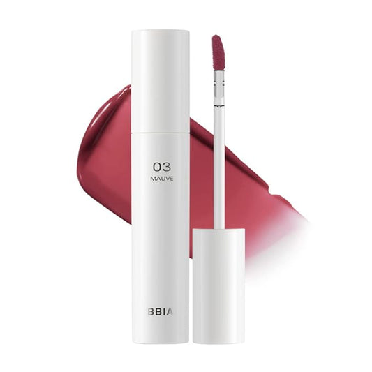 BBIA Glow Lip Tint – Lip Plumping, Volume Up Glossy Lip Stain, Naturally Moisturize, Lightweight, Long-Lasting, Vivid Color, Comfortable Glowy Texture, Non-Sticky, Non-Dry, 3.2g (#03 MAUVE)