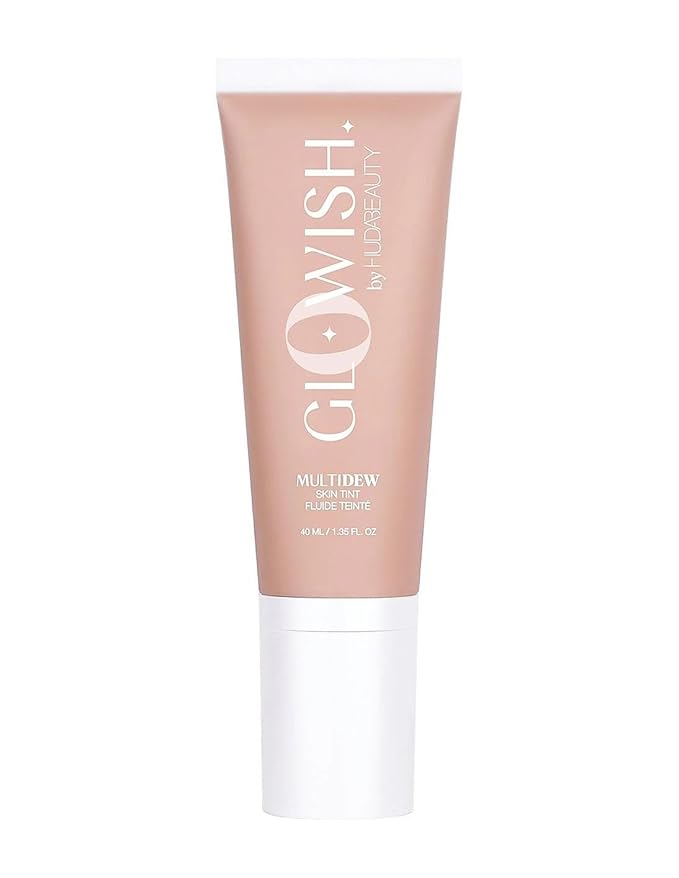 HUDA BEAUTY GloWish Multidew Vegan Skin Tint Foundation 10 Deep Tan