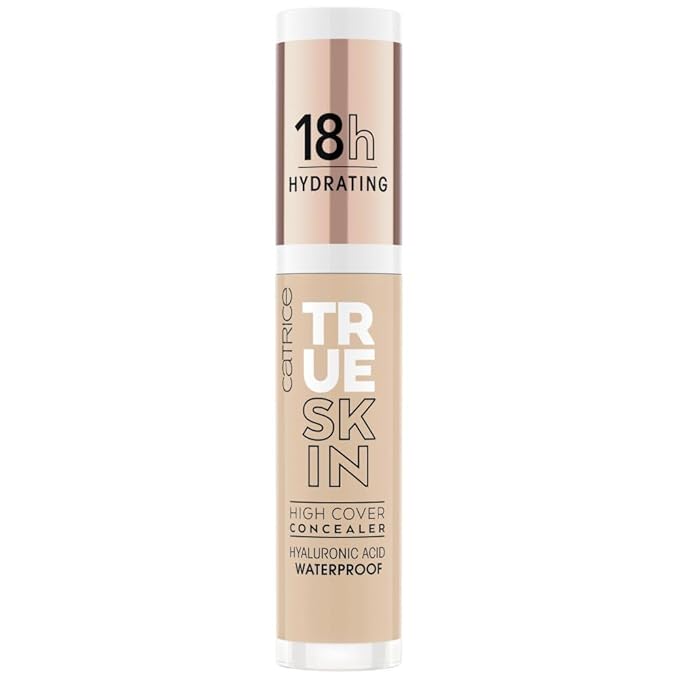 Catrice | True Skin High Cover Concealer (020 | Warm Beige) | Waterproof & Lightweight for Soft Matte Look | With Hyaluronic Acid & Lasts Up to 18 Hours | Vegan, Cruelty Free