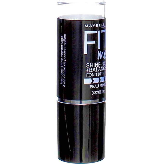 Maybelline New York Fit Me Shine Free Stick Foundation, Porcelain [110] 0.32 Ounce