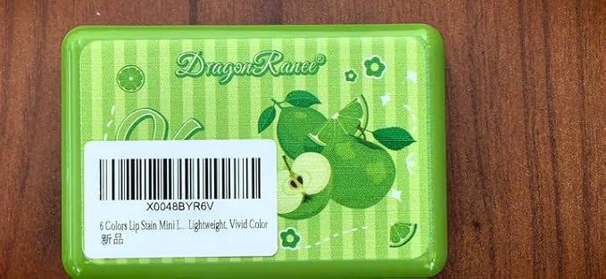 6 Colors Lip Stain Mini Liquid Lipstick,Korean Lip Gloss Moisturizing Lip Tint Makeup, Multi-use Lip and Cheek Tint, Long lasting Non-Stick Cup Lightweight, Vivid Color