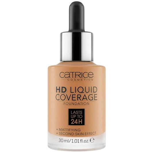 Catrice | HD Liquid Coverage Foundation | High & Natural Coverage | Vegan & Cruelty Free (065 | Bronze Beige)