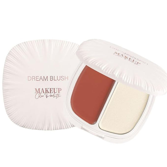 Cream Blush for Cheeks Creamy & Ultra Pigmented Formula Multi Use Face Blushes Makeup Cosmetics #03