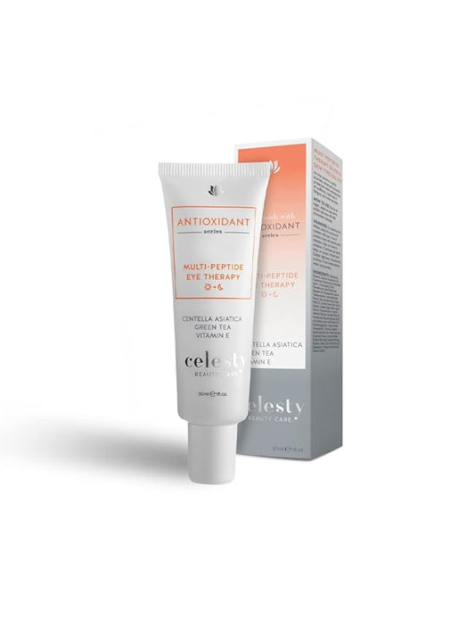 Anti-Aging Multi Peptide Eye Serum for Dark Circles, Under eye Bags and Wrinkles Dermatologist Reviewed Centella Asiatica Extract,1 Fl Oz