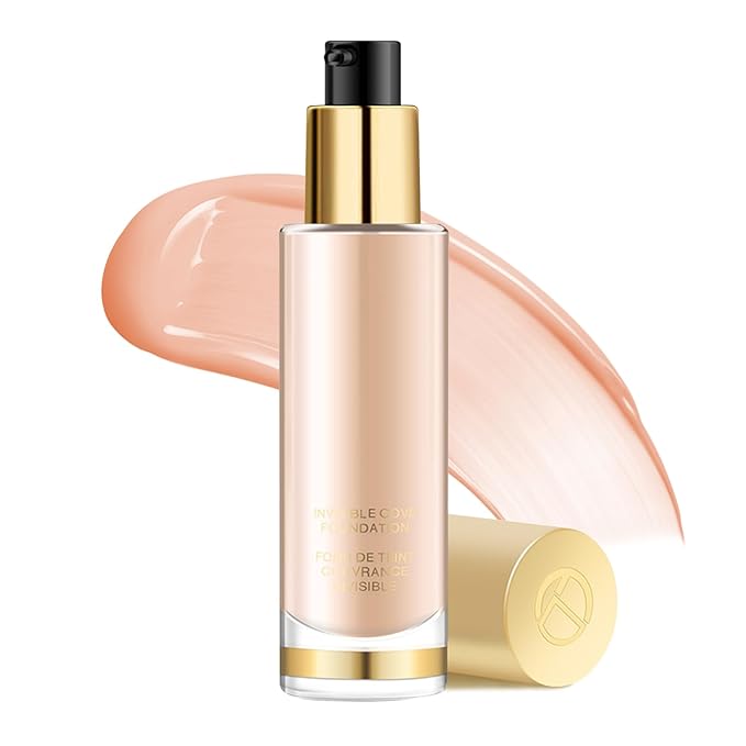 Concealer Foundation, Oil Control Waterproof Concealer Color Correcting Foundation Long Lasting No Makeup Removal Invisible Pores Face Base Makeup