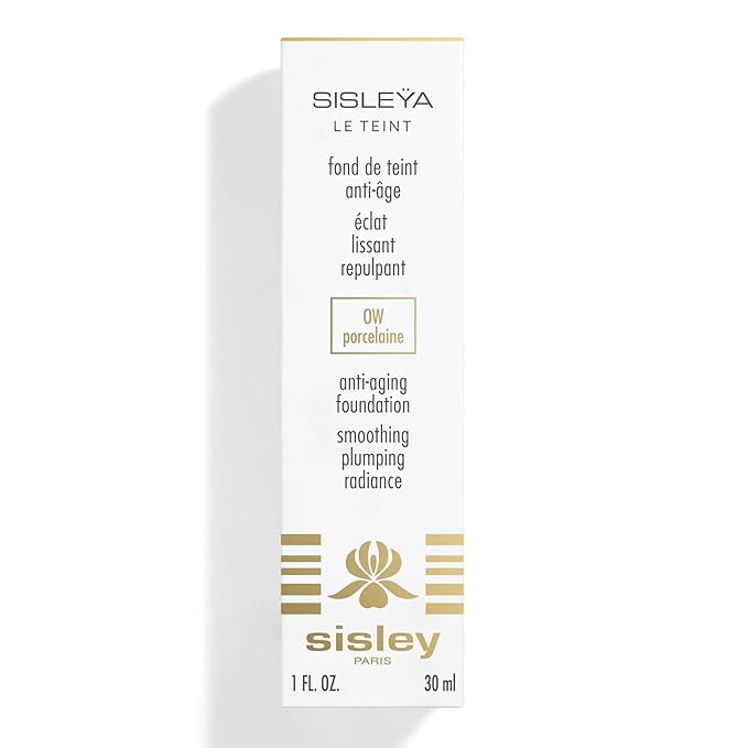 Sisley Paris Sisleya Le Teint, OW Porcelaine - 30 mL - Anti-Aging, Oil-Free Fluid Foundation for Radiance & Smoothing - All Skin Types - Non-Comedogenic