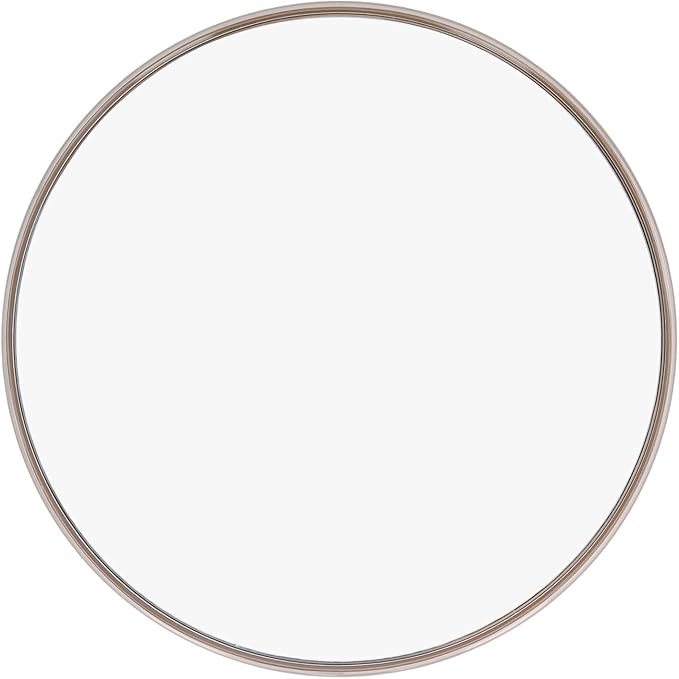 30X Magnifying Mirror, 6 Round Makeup Mirror, Wall Mounted Compact Mirror, 3 Suction Cups Magnifier Travel Essential, Use for Facial Makeup Cosmetic Absorption Shaving (Gold)