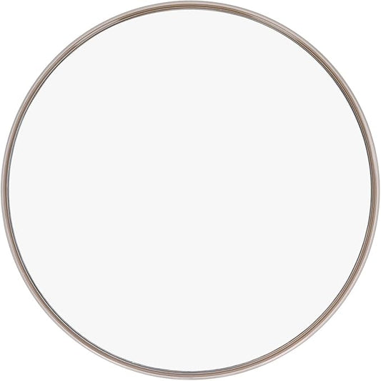 30X Magnifying Mirror, 6 Round Makeup Mirror, Wall Mounted Compact Mirror, 3 Suction Cups Magnifier Travel Essential, Use for Facial Makeup Cosmetic Absorption Shaving (Gold)